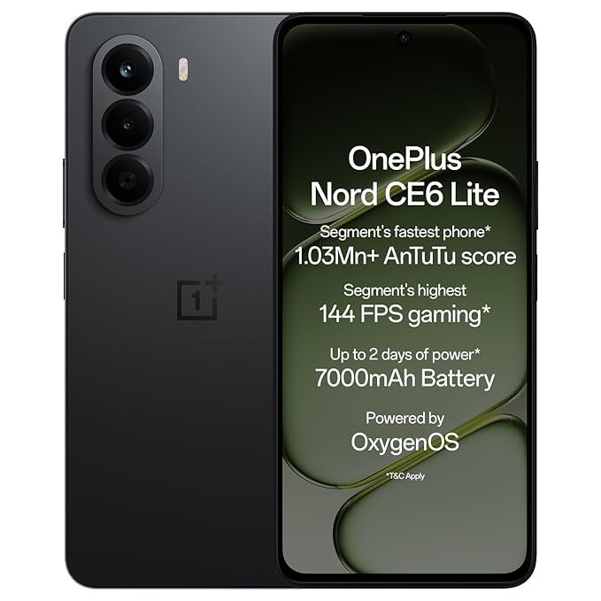OnePlus Nord CE6 Lite Hyper Black